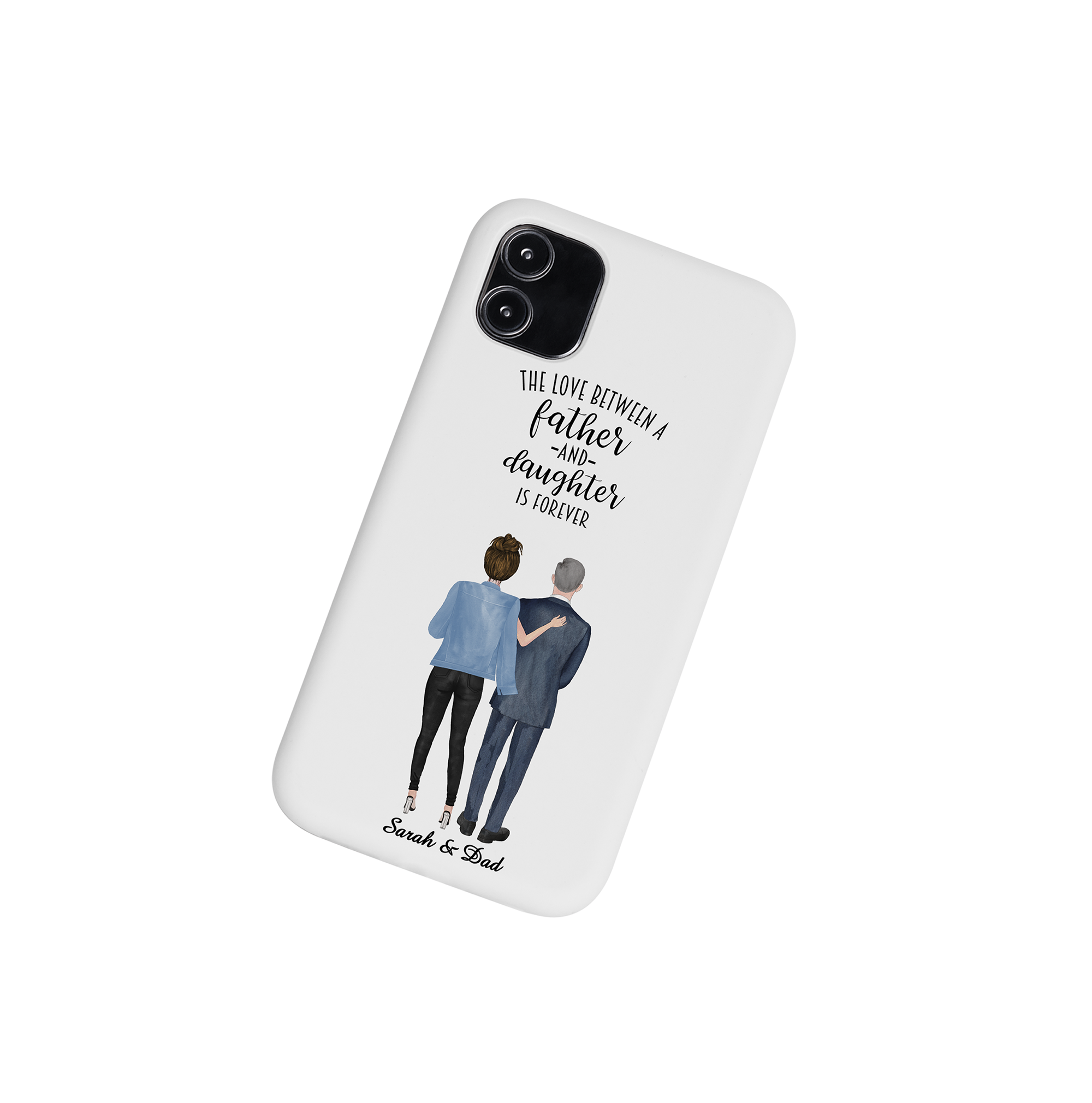 Father & Daughter Mobile Phone Case, Iphone Case, Samsung Phone